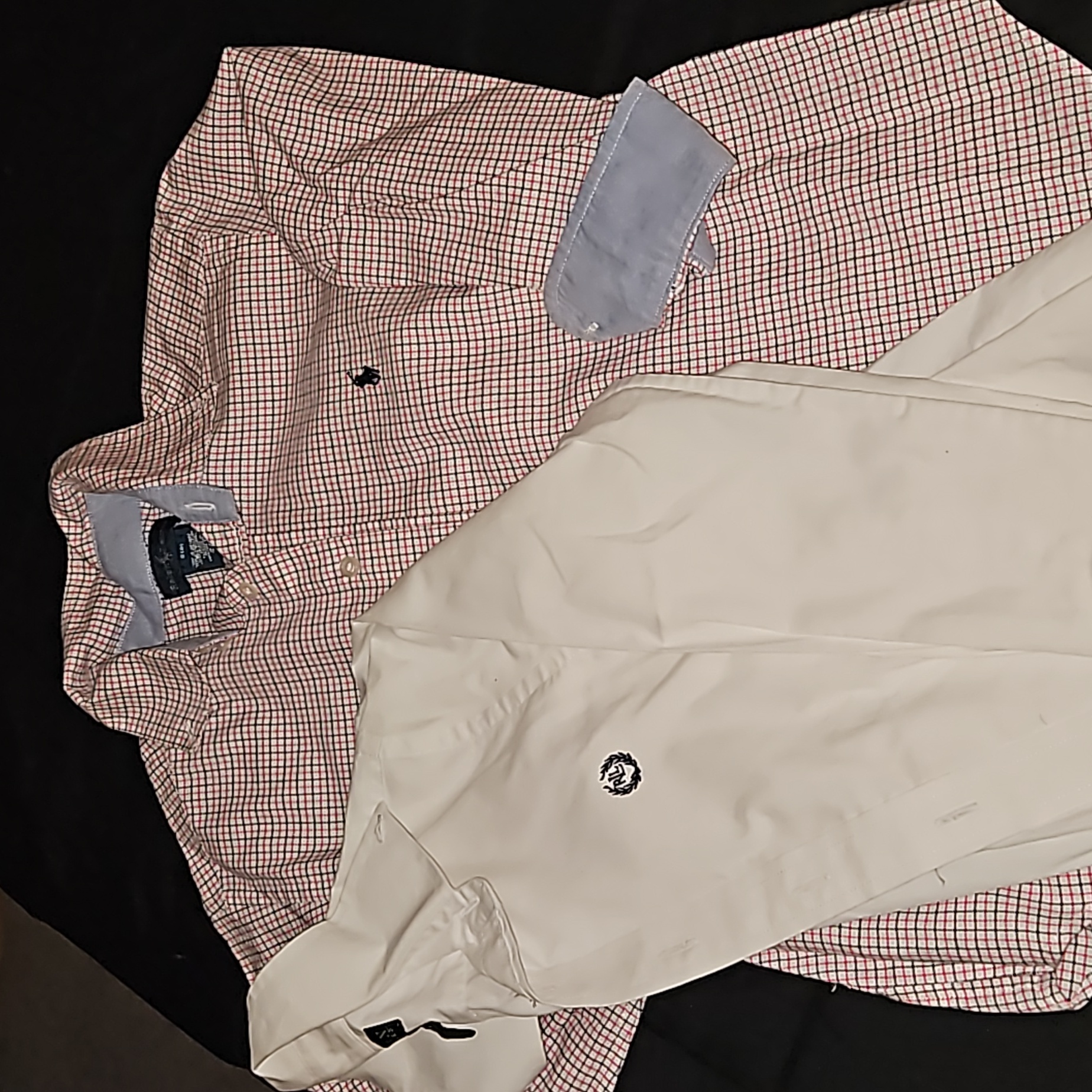 2 Button Down Boys Shirts